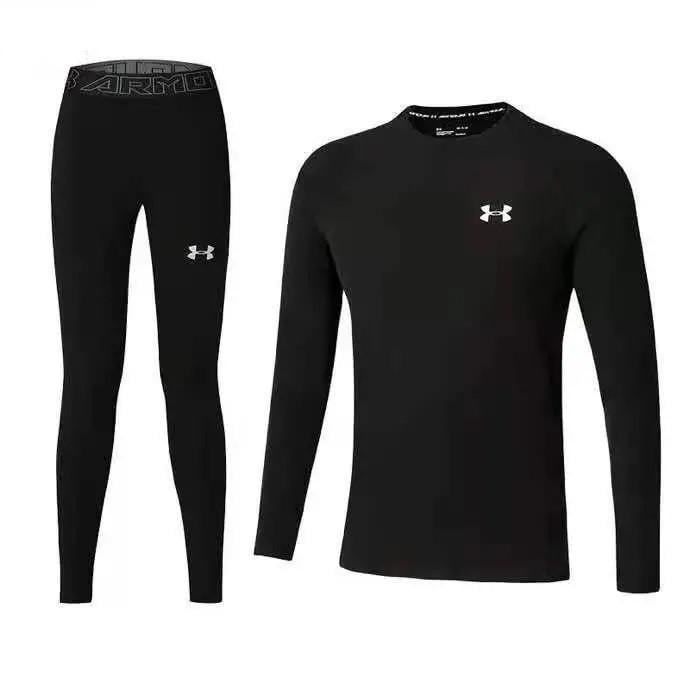 Термобелье мужское Under Armour комплект 2XL Black (1329107 Black 2XL (52-54))