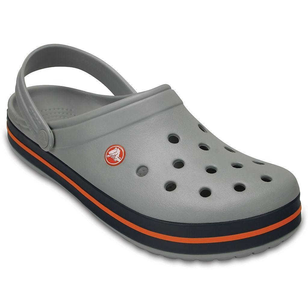 Сабо Crocs Crocband Clog M9-W11 р. 42 Light Grey/Navy - фото 3