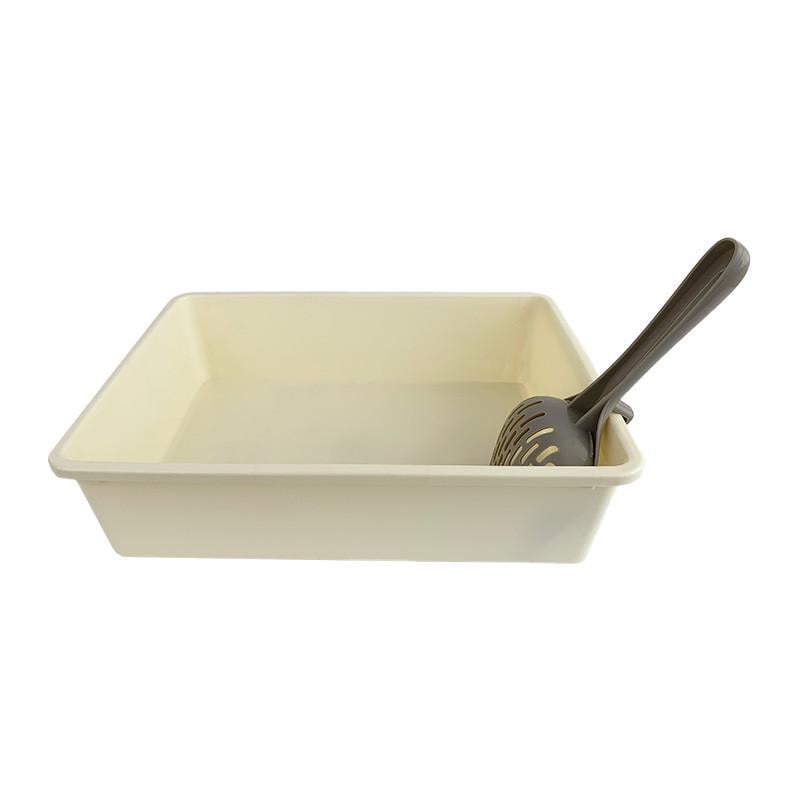 Лоток для котів Taotaopets 263303-2 з лопаткою Yellow (32467980)