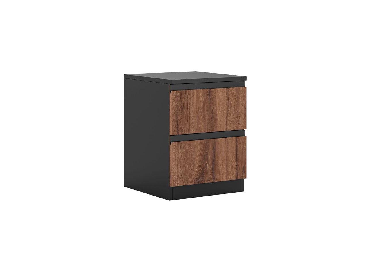 Тумба прикроватная Світ меблів Фрида из ДСП 2 шт. Черный/Дуб Ливорно (51775) Тумба прикроватная Світ меблів Фрида из ДСП 2 шт. Черный/Дуб Ливорно (51775)