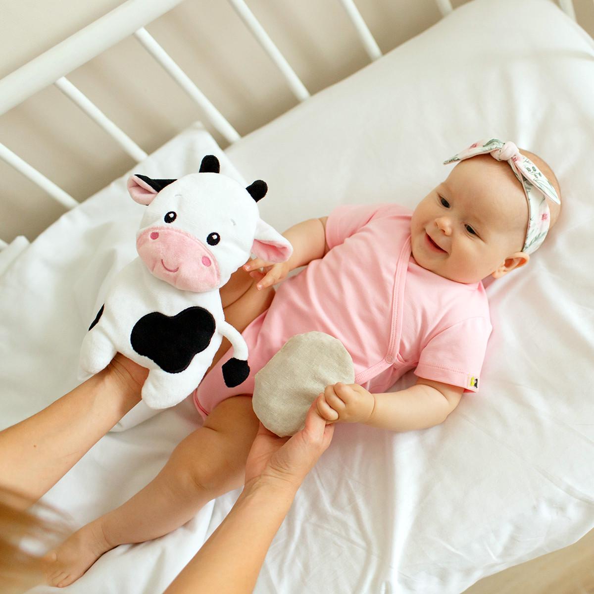 Игрушка-грелка Бычок с вишневыми косточками 3в1 (1643571733) - фото 2 Игрушка-грелка Бычок с вишневыми косточками 3в1 (1643571733) - фото 2