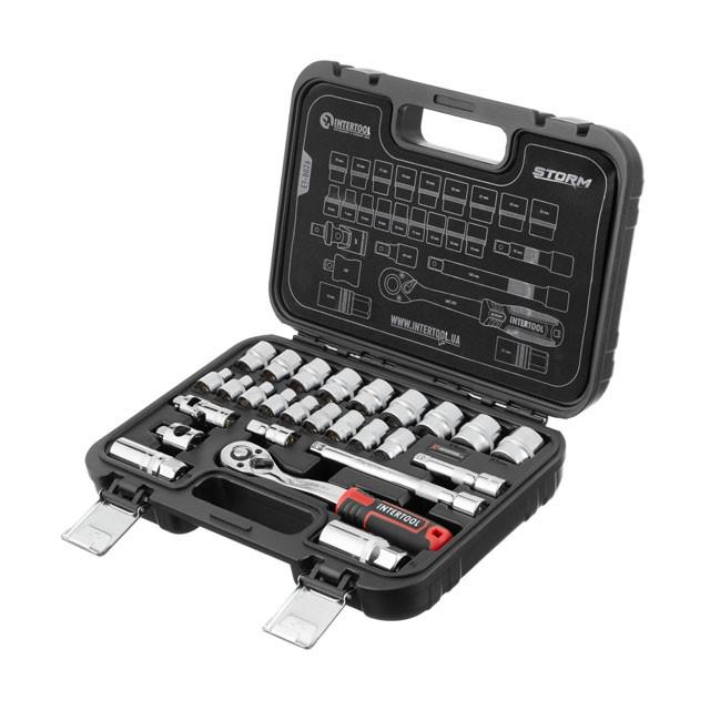 Набір інструментів Intertool Cr-V 3/8" 26 пр.