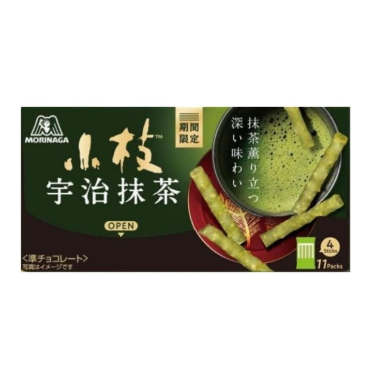 Хрустка соломка в матча шоколаді Morinaga Koeda Matcha 60 г