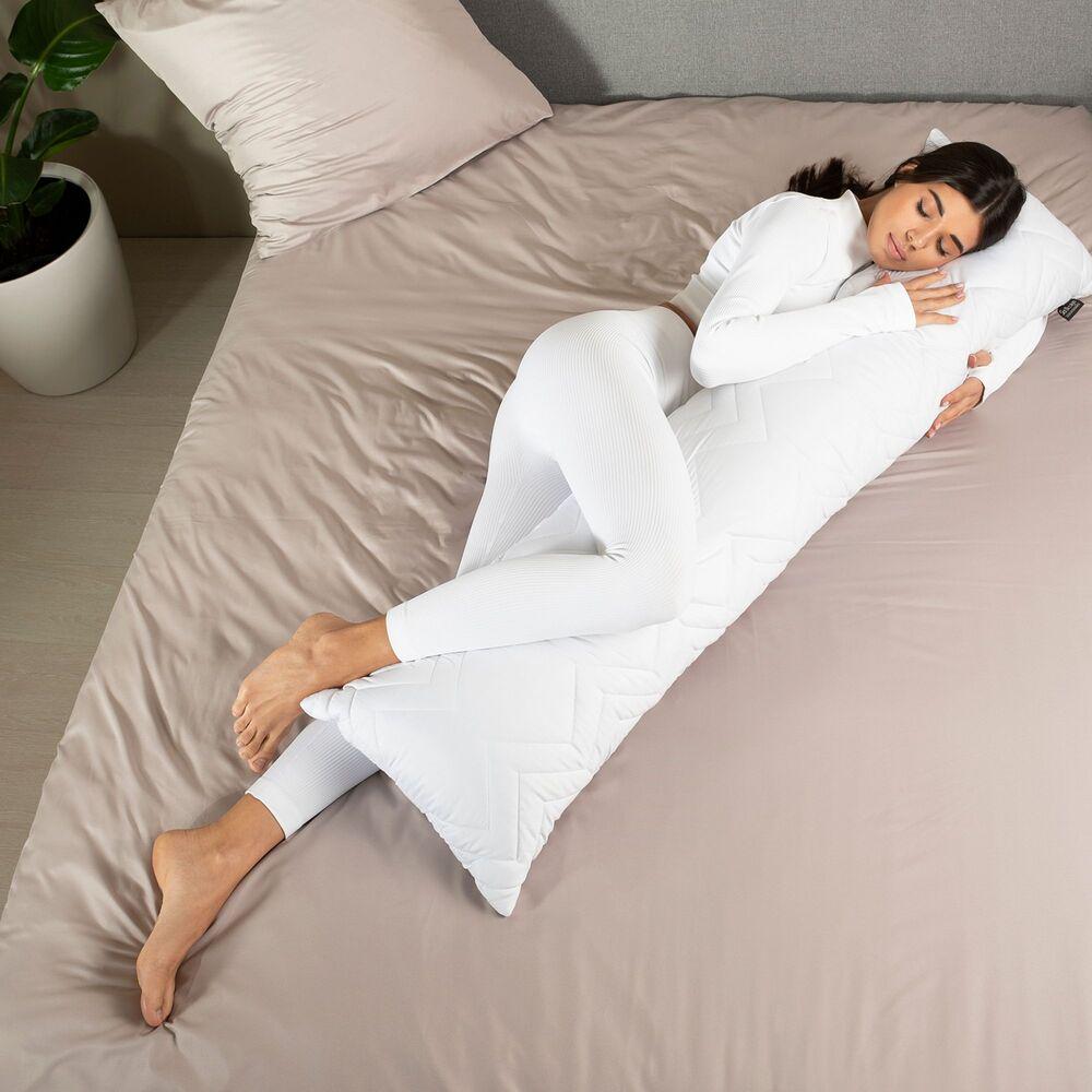 Подушка з наволочкою IDEIA NORDIC+ Горошок з блискавкою 40х140 см Білий/М`ятний (25791) - фото 11 Подушка з наволочкою IDEIA NORDIC+ Горошок з блискавкою 40х140 см Білий/М`ятний (25791) - фото 11