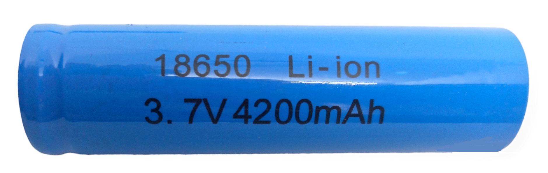 Акумулятор літій-іонний Li-Ion 18650 3,7 V 4200 mAh реально близько 700 4 шт. - фото 5