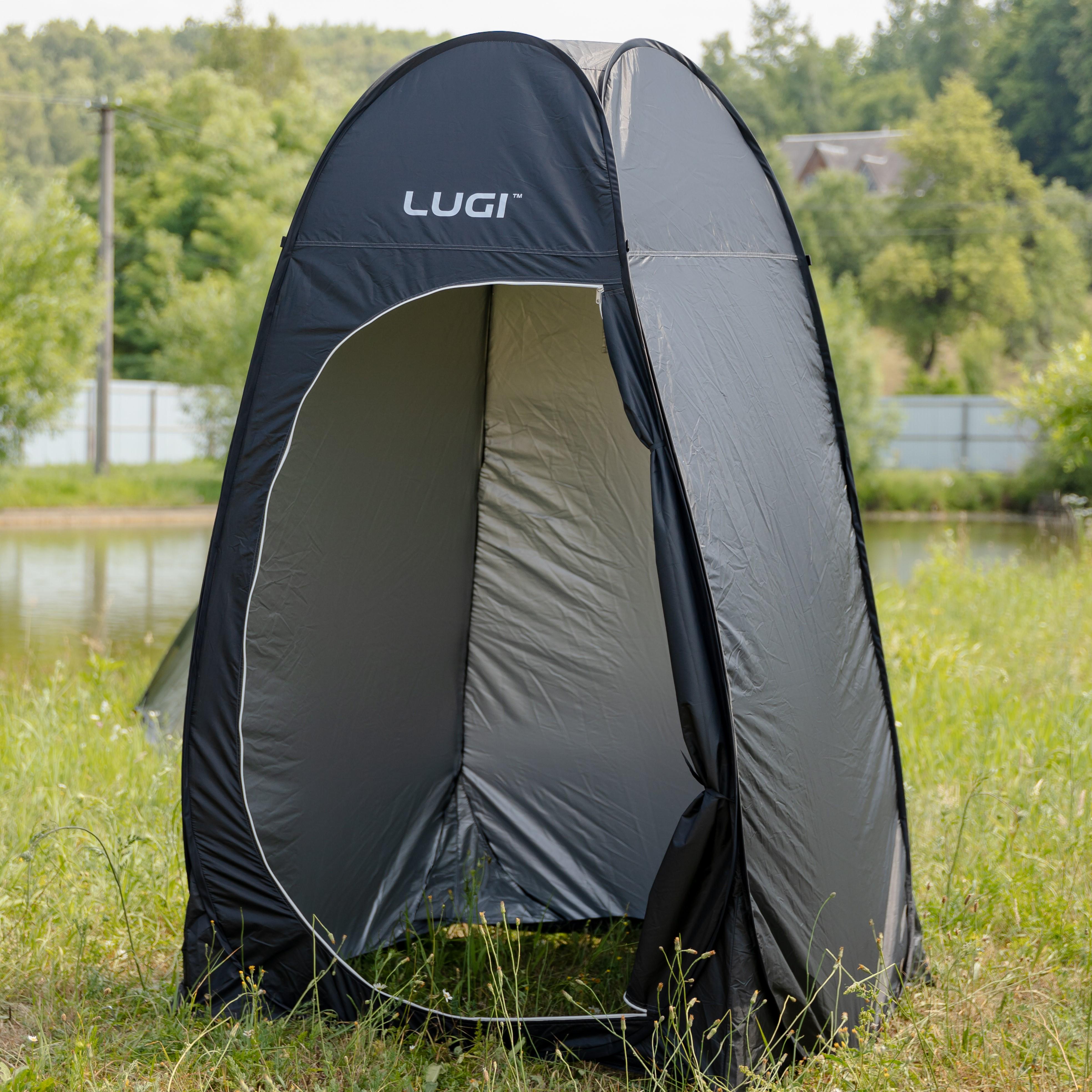 Намет душ-туалет автоматичний 120х120х190 см Чорний (LU-015DB) - фото 3 Намет душ-туалет автоматичний 120х120х190 см Чорний (LU-015DB) - фото 3