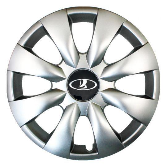 Автомобильные колпаки SKS 316 R15 с логотипом Lada 4 шт. Серебристый