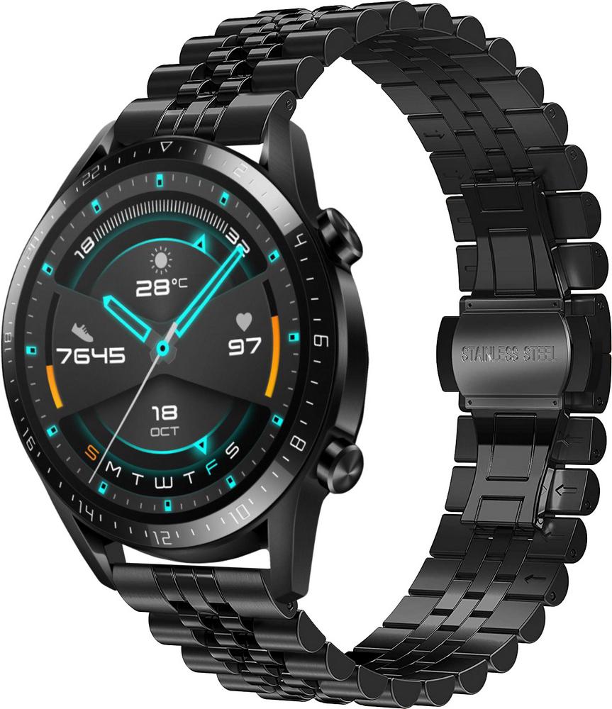 Браслет металлический Stech для Huawei Watch GT Black (25251-2B)