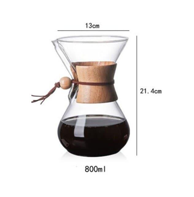 Кемекс для приготування кави KSL із багаторазовим фільтром 800 мл (37820047) - фото 3 Кемекс для приготування кави KSL із багаторазовим фільтром 800 мл (37820047) - фото 3