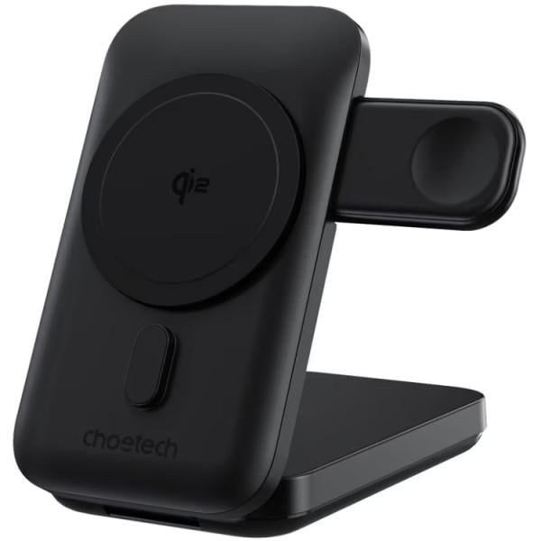 Повербанк Choetech B750 10000 mAh 20W PD 3.0/QC 3.0 Magnetic Wireless Holder Black (B750-CCBK)