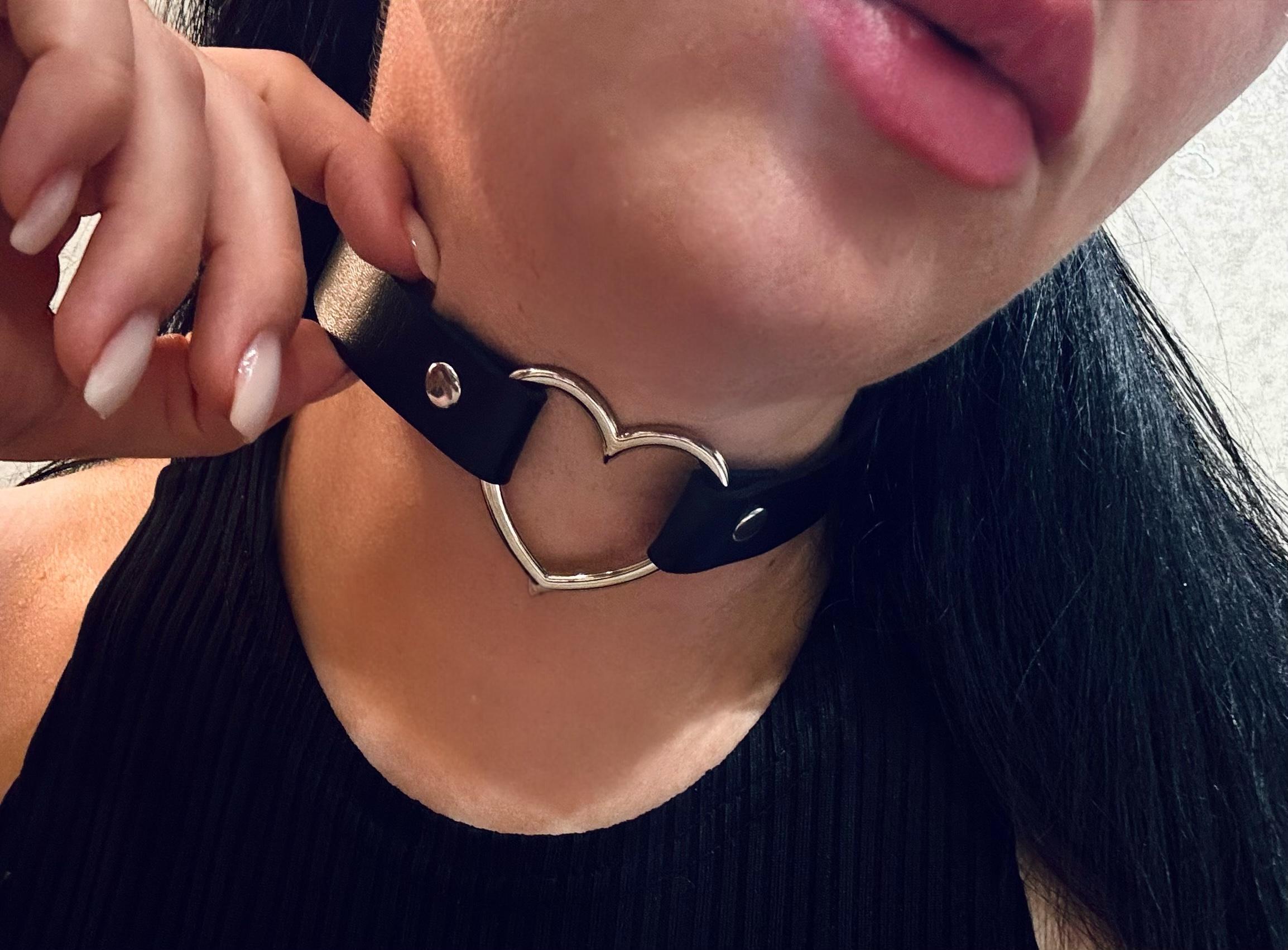 Чокер Mirshine Collar Heart Black  (23014) - фото 2