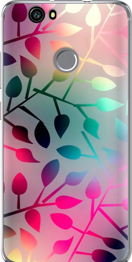 Чехол на Huawei Nova Листья (2235u-439-42517)