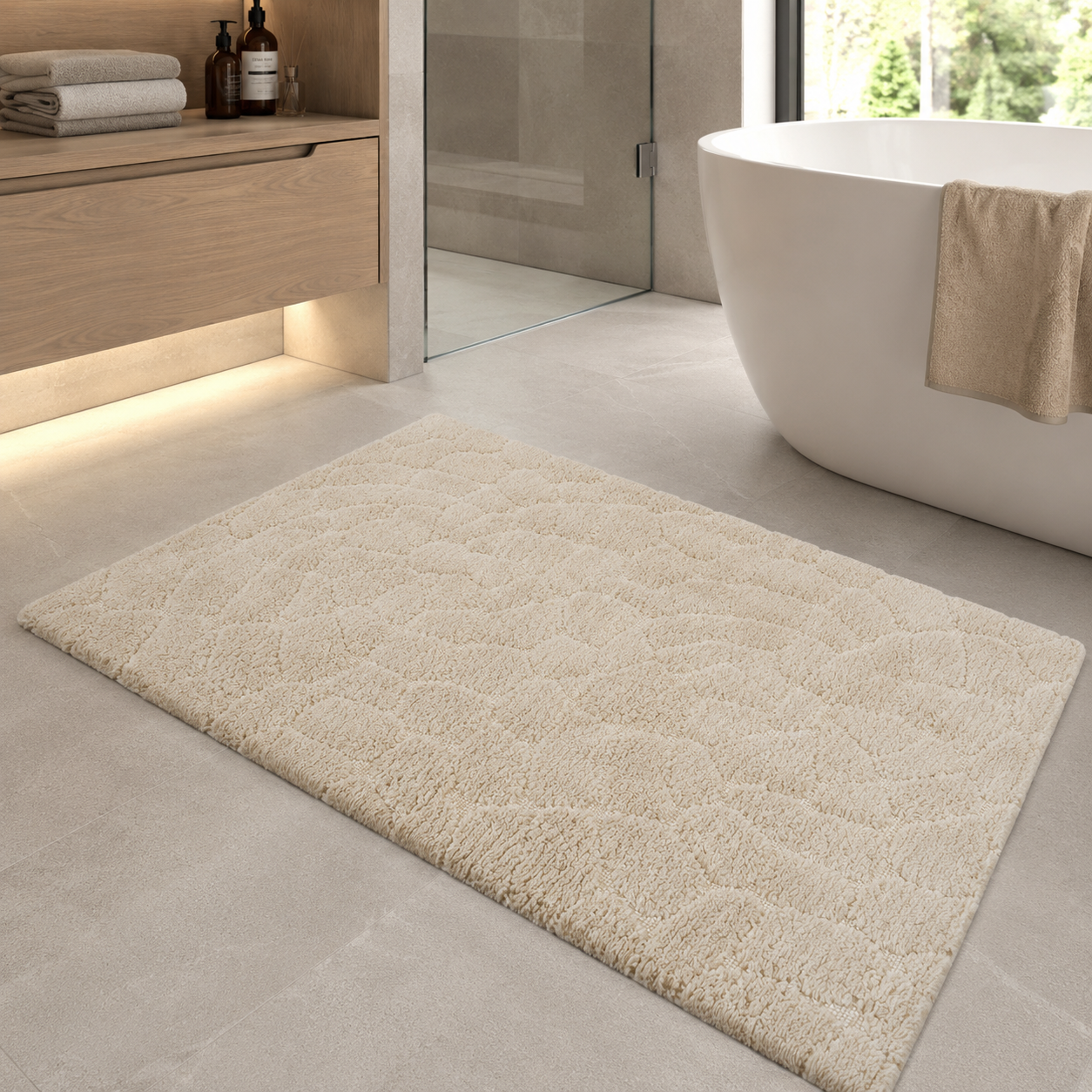 Коврик в ванную Vonaldi Elite 80x120 см (2780/cappuccino70001)