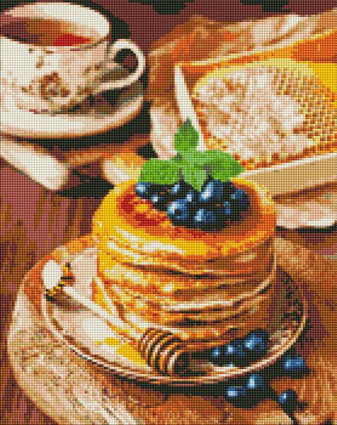 Алмазная мозаика Идейка Медовые панкейки 40x50 см (Id-AMO7498)