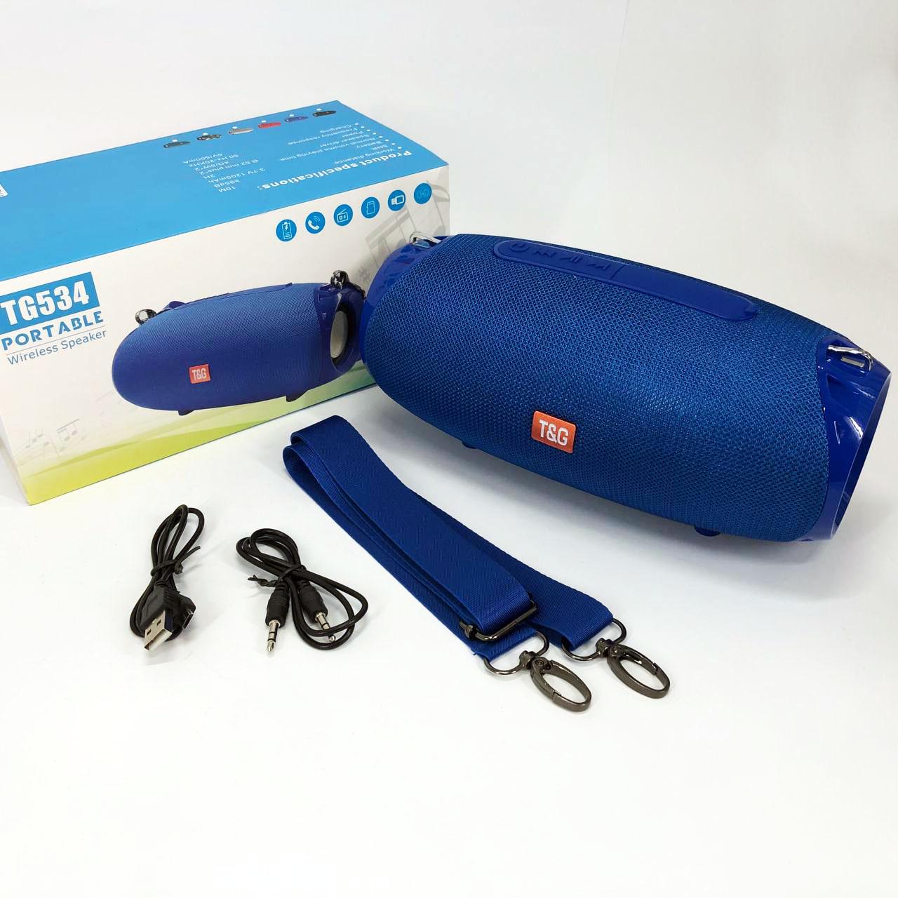 Колонка портативная с ремешком TG534 SD IPX5 Синий - фото 8 Колонка портативная с ремешком TG534 SD IPX5 Синий - фото 8