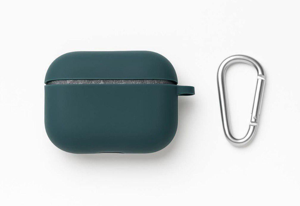 Чехол Slim Silicon Case for AirPods Pro Forest Green (м01122) Чехол Slim Silicon Case for AirPods Pro Forest Green (м01122)