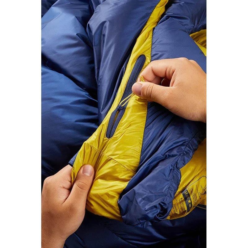 Спальный мешок Rab Neutrino 600 -12°C 185 см Regular Right Zip Nightfall Blue (RB QSM-92-NFB-REG-RZ) - фото 6