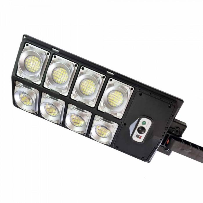 Фонарь уличный с солнечной панелью W789A-4 240 LED и датчиком движения Черный (600641) - фото 2