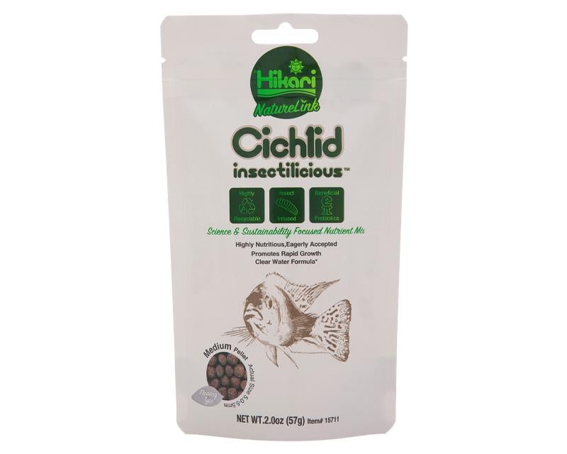 Корм для американських цихлід Hikari Cichlid Insectilicious гранули Medium (15711)