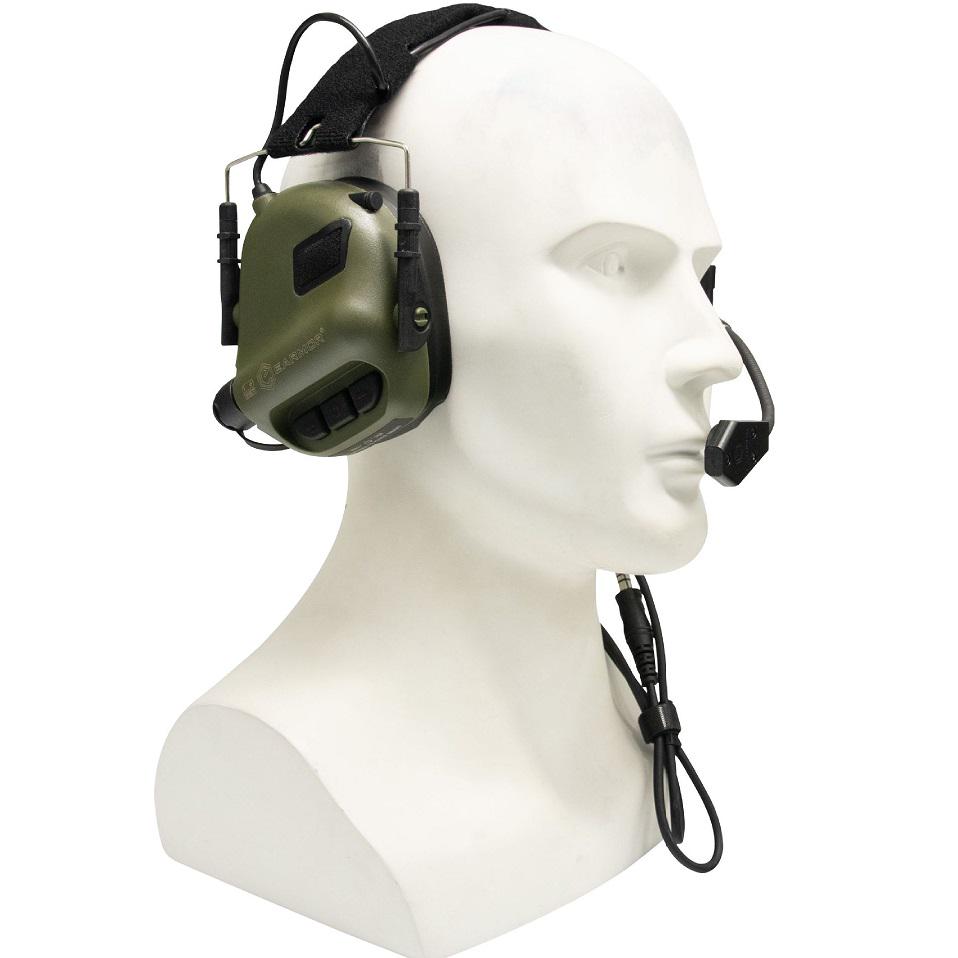 Наушники Earmor M32 mod3 c микрофоном от Оpsmen Green - фото 3