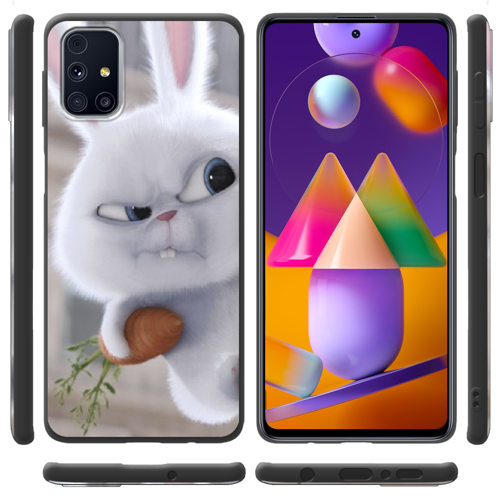 Чехол Boxface Samsung M317 Galaxy M31s Rabbit Snowball Чорний силікон (40942-up1116-42019) - фото 2