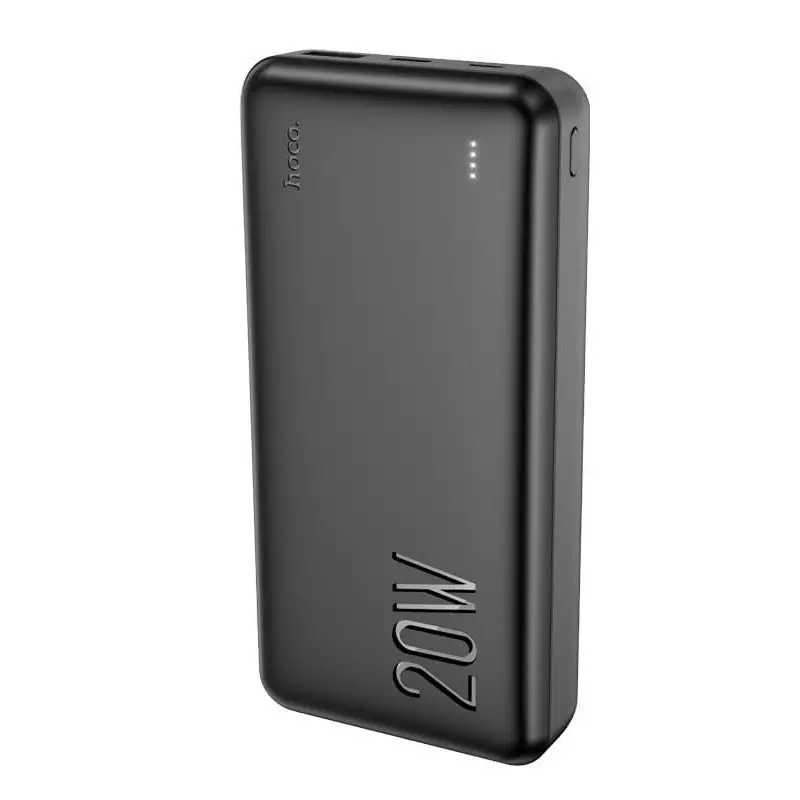 Повербанк Hoco J87A с быстрой зарядкой 20000 mAh 1 USB/1Type-C 3 A/20 W PD/QC Черный (216-00047)