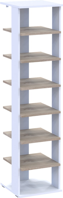 Тумба для взуття Doros Паоло Дуб Сонома/Білий (41516041) - фото 3 Тумба для взуття Doros Паоло Дуб Сонома/Білий (41516041) - фото 3