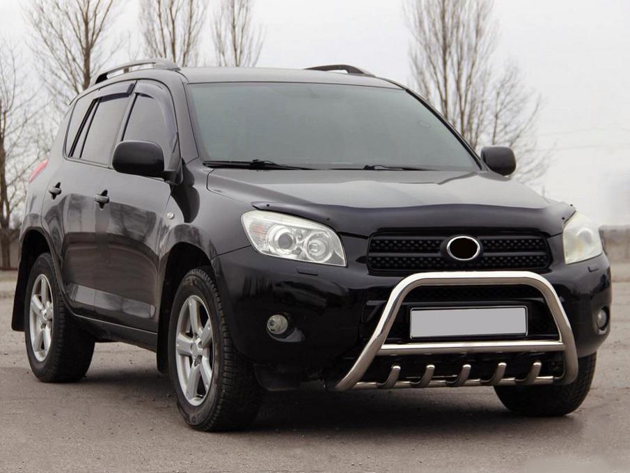 Кенгурятник WT003 CAN для Toyota Rav 4 2006-2013 гг. нержавеющая сталь Хром