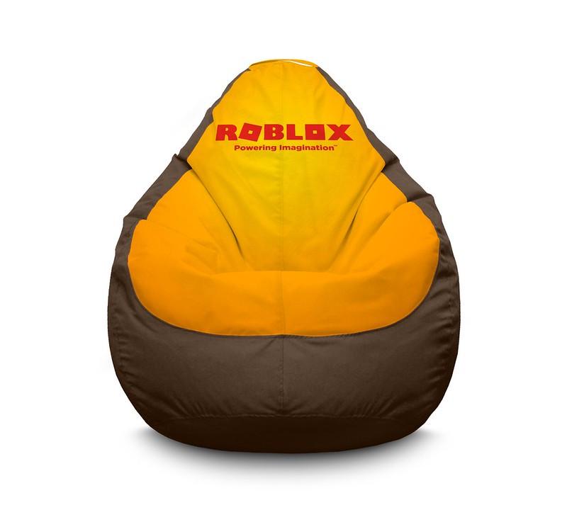 Кресло мешок iPuff Roblox Powered imagination logo Оксфорд XXXL 100х135 см Коричневый Кресло мешок iPuff Roblox Powered imagination logo Оксфорд XXXL 100х135 см Коричневый
