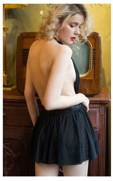 Пеньюар-мини M Черный (4000636669645) - фото 5