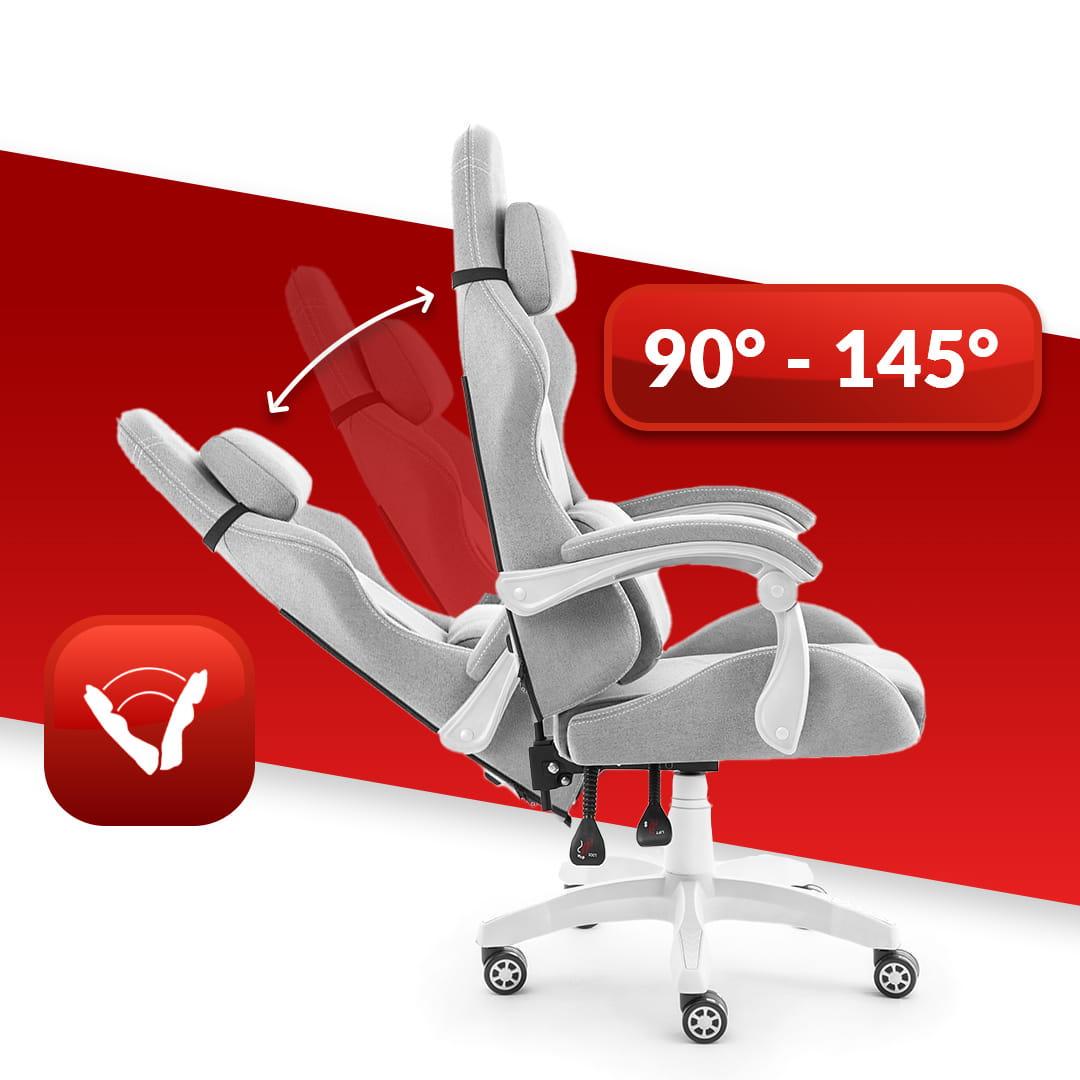 Компьютерное кресло Hell’s HC-1014 ткань Grey-White (5907196010361) - фото 5 Компьютерное кресло Hell’s HC-1014 ткань Grey-White (5907196010361) - фото 5