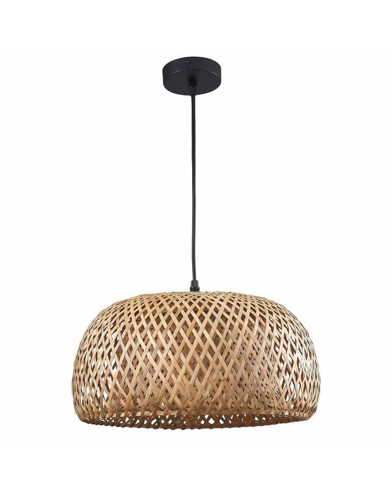 Люстра Polux 329110 Korfu E27 1x20W в стиле бохо IP20 Бежевый (24574406)