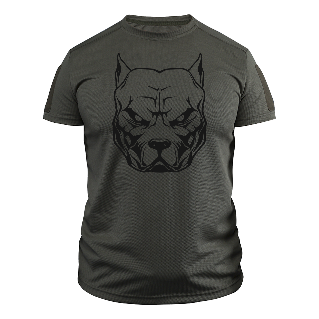 Футболка военная CoolMax Питбуль XL Оливковый (TS-C-49-XL)