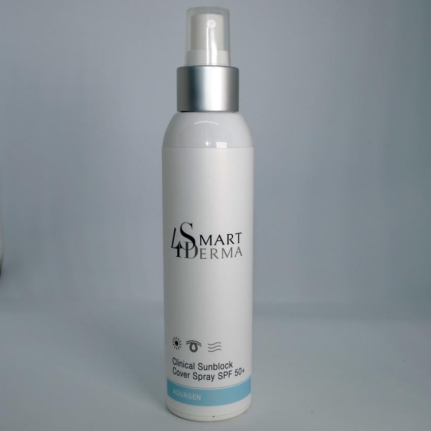 Спрей регенеруючий захисний Smart4Derma Aquagen Clinical Sunblock Cover Spray SPF 50+ 150 мл (1820911103)