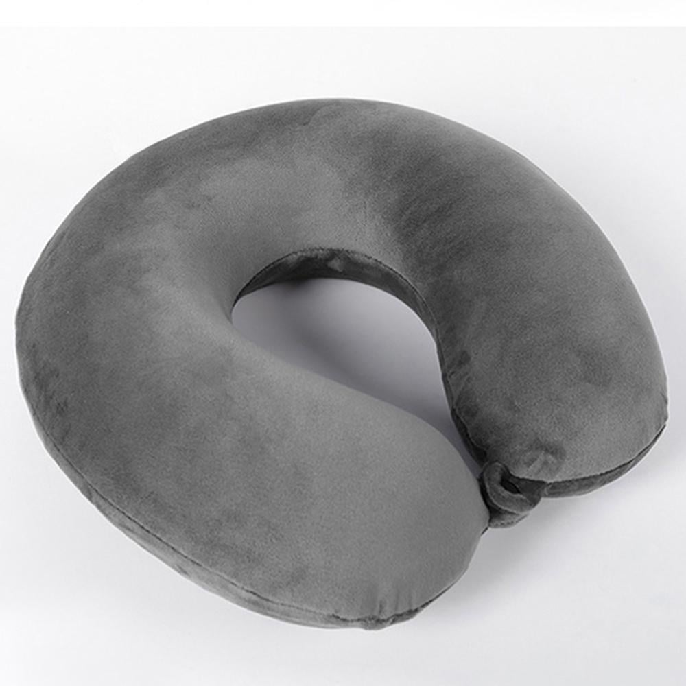 Подушка для путешествий ортопедическая Monochrome 30x25 см Темно-серый Подушка для путешествий ортопедическая Monochrome 30x25 см Темно-серый