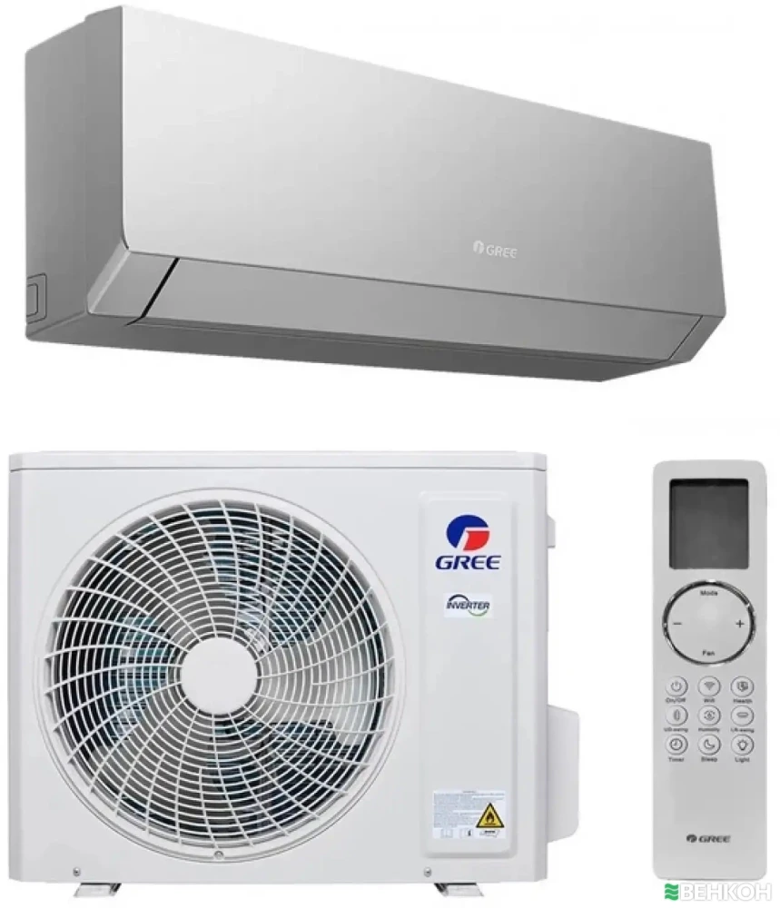 Кондиціонер Gree Clivia Inverter Silver GWH24AUDXF-K6DNA2A