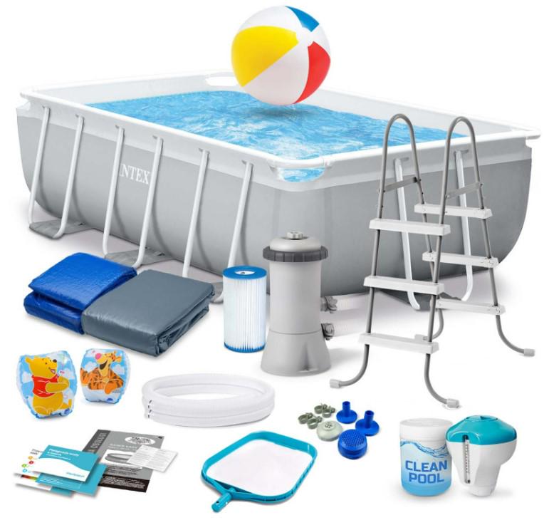 Басейн каркасний прямокутний Intex 26784 300x175x80 см (DM-26784-17W1)