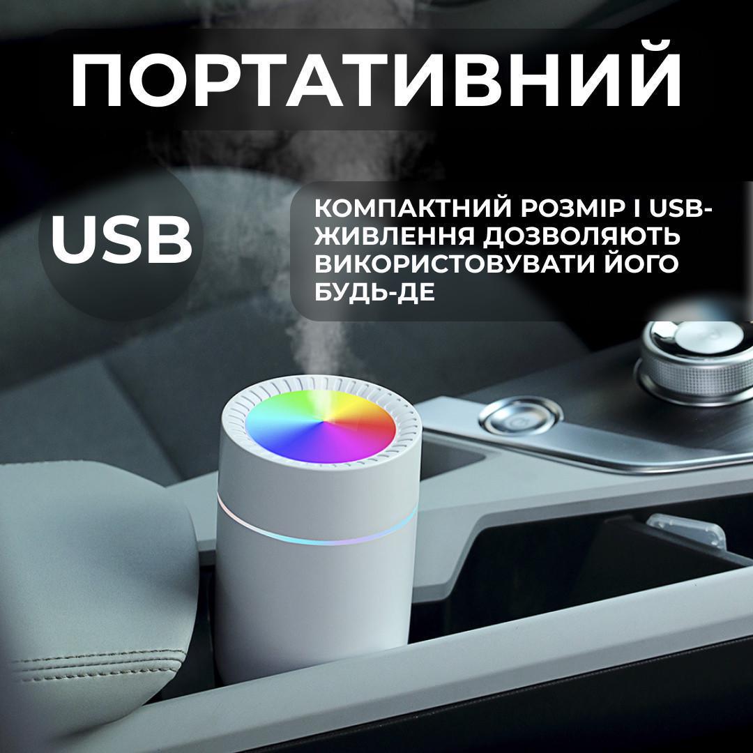 Увлажнитель воздуха Humidifier USB 350 мл White (HPBH17166W) - фото 4