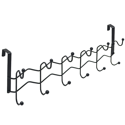 Вешалка настенная Stenson TL00392 6 крючков Черный (541034)