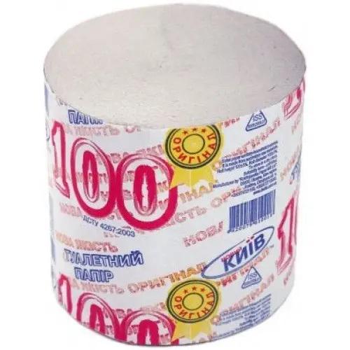 Бумага туалетная макулатурная однослойная Новий Київ-100 100x100 мм