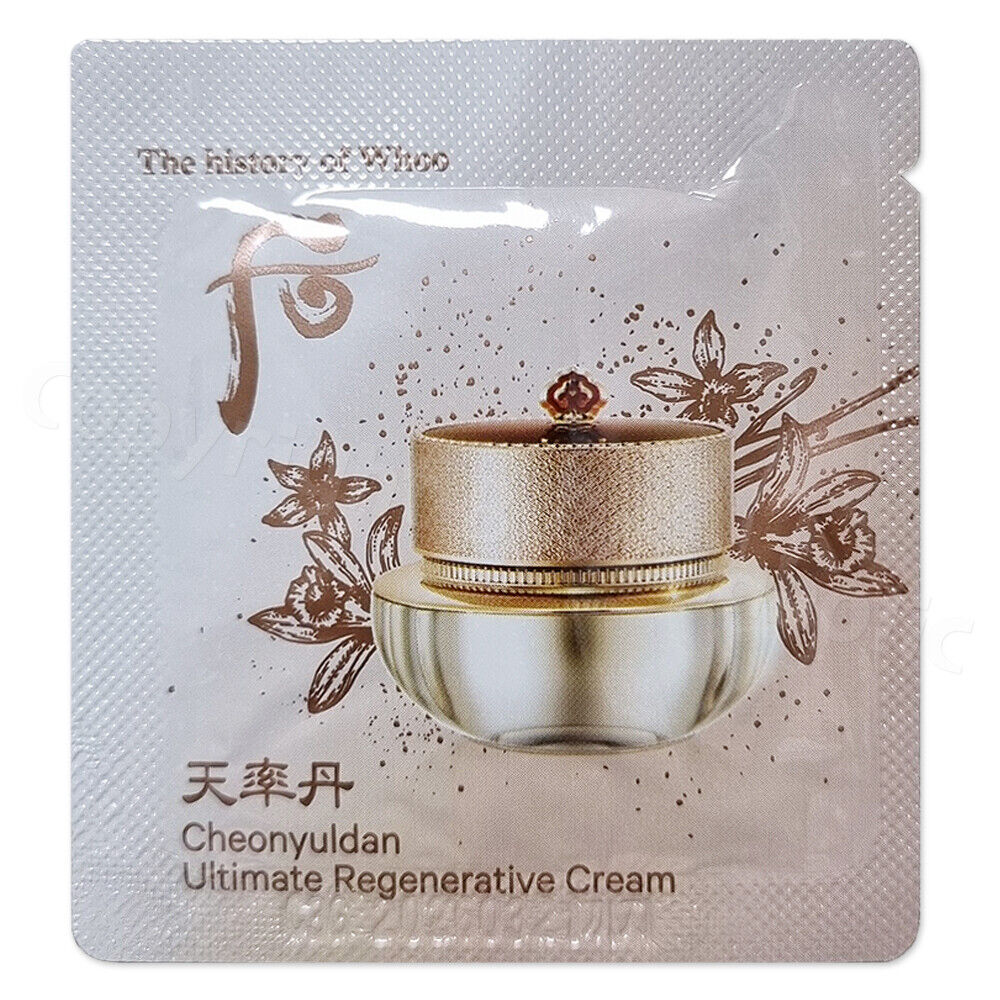 Крем для лица антивозрастной The History of Whoo Cheonyuldan Ultimate Regenerative Cream 1 мл (19201164)