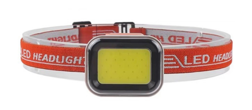 Фонарь налобный CY-2027-B COB аккумуляторный USB Type-C/IPX4 красный свет 1200lm (ML-05171)