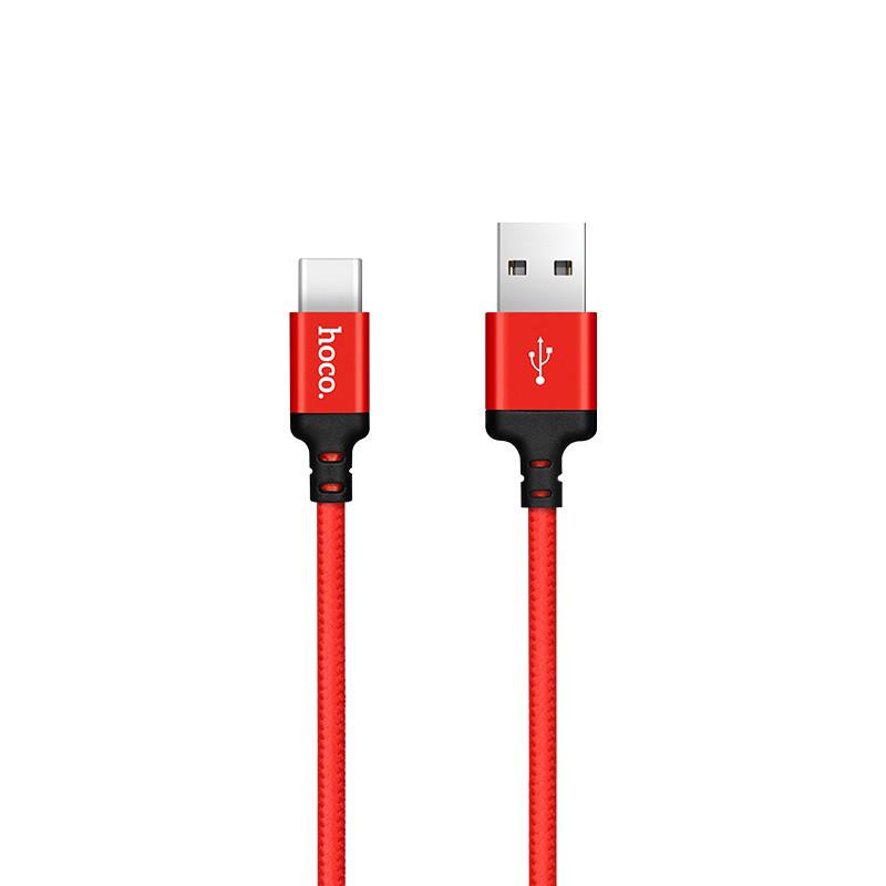 Кабель Hoco X14 Times Speed USB/Type-C 1 м Черный/Красный (00000030569_1) Кабель Hoco X14 Times Speed USB/Type-C 1 м Черный/Красный (00000030569_1)