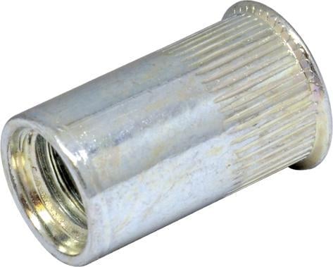 Клепальные гайки стальные М10 1-3,5 мм 30 шт. потайные рифленые (11050889)