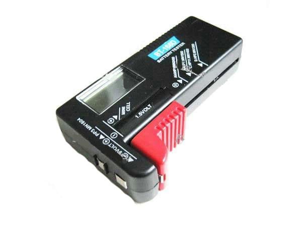 Тестер заряду батарейок з LCD BT-168D універсальний Black (284984)