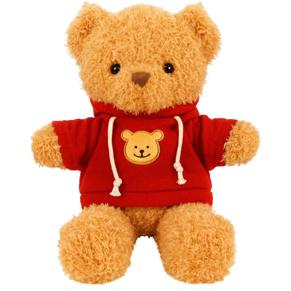 Мягкая игрушка Медвежонок в свитере 30 см Коричневый (31206295)