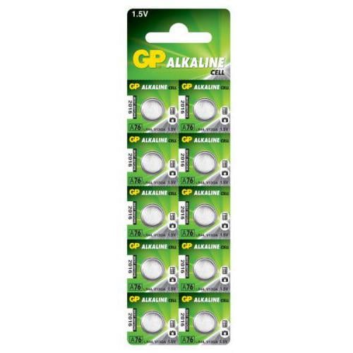 Батарейка Gp Alkaline Cell A76-U10 щелочная A76 LR44