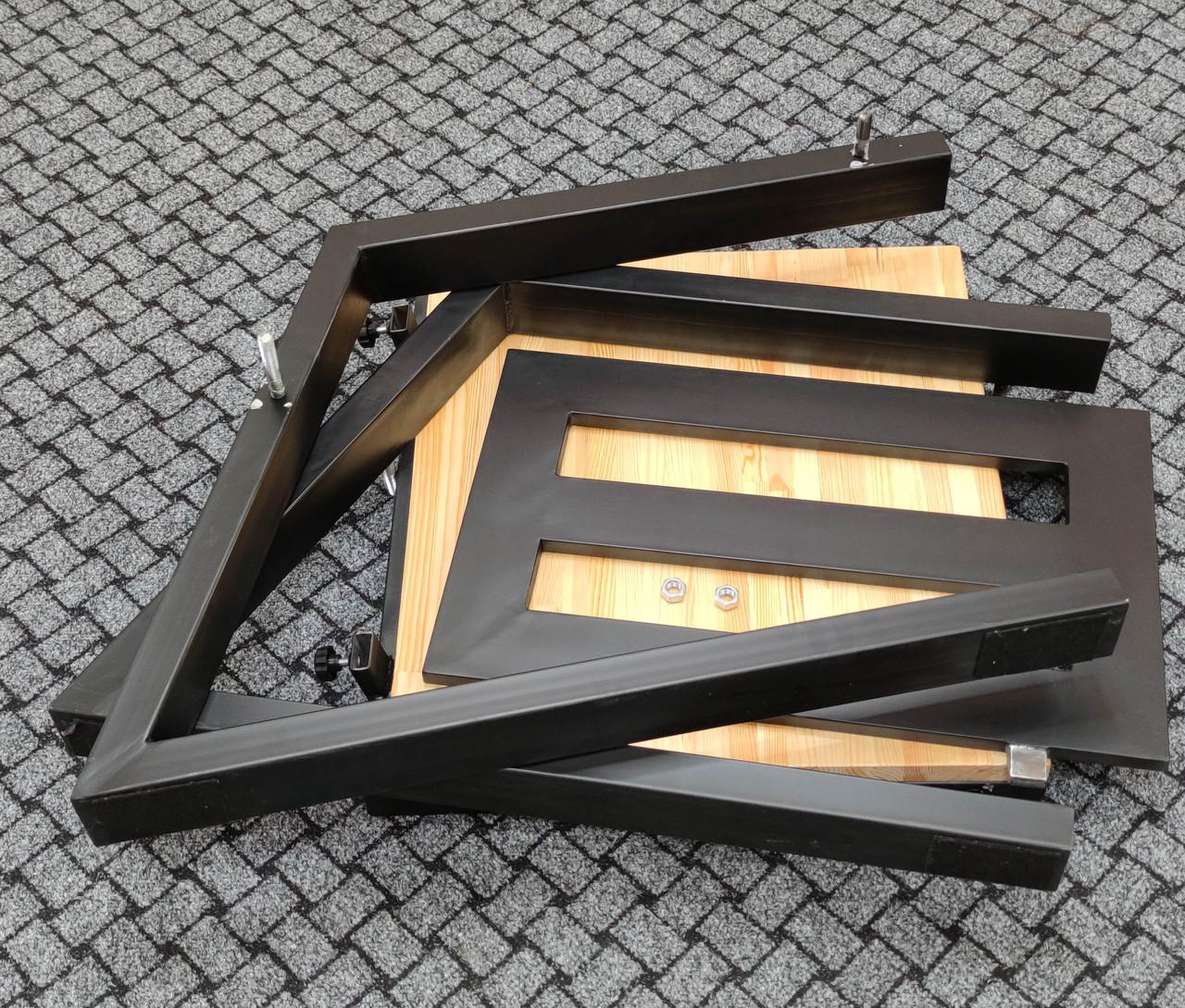 Диван-лава Троян Z Чорний/Світле дерево - фото 4 Диван-лава Троян Z Чорний/Світле дерево - фото 4