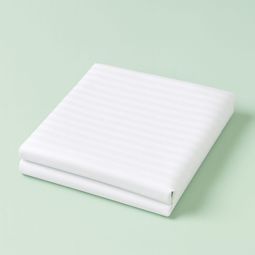 Пододеяло евро IDEIA страйп сатин в полоску 200х220 см Белый (18893)