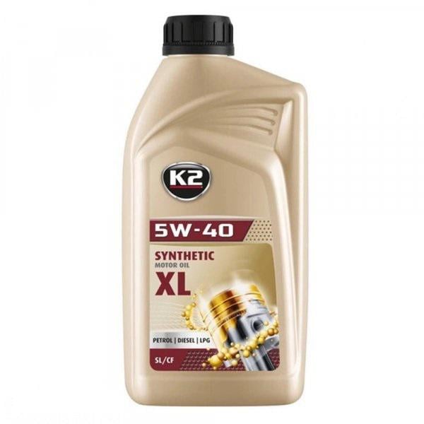 Моторное масло K2 Synthetic XL SL/CF/CF-4 5W-40 1 л (O1101E)